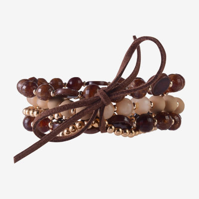 Mixit Gold Tone Womens 5-pc. Bracelet Set