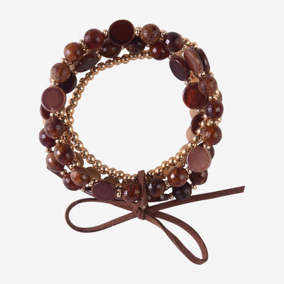 Mixit Gold Tone Womens 5-pc. Bracelet Set