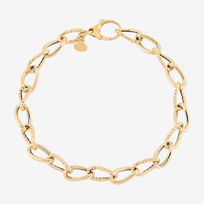 Mia Oro 14K Gold 7.5 Inch Link Link Bracelet