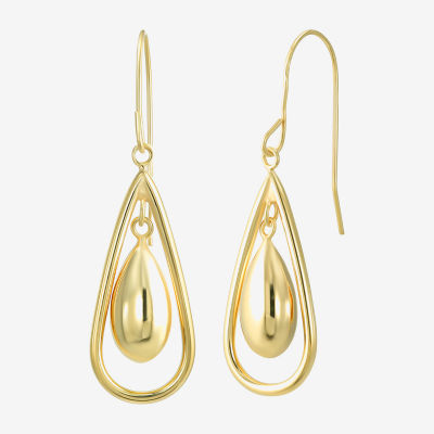 14K Gold Drop Earrings