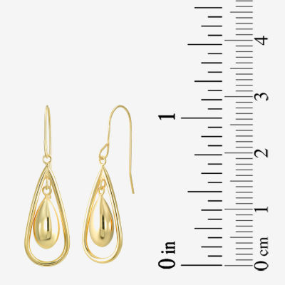 14K Gold Drop Earrings