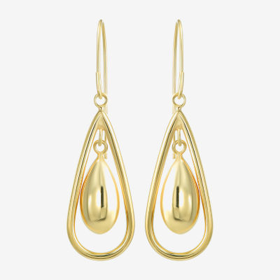 14K Gold Drop Earrings