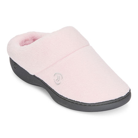 Isotoner Hoodback Womens Clog Slippers, 7-8, Pink
