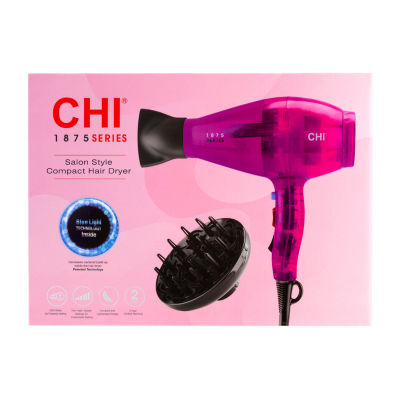 CHI Totally Pink "C-Thru" Compact Hair Dryer Exclusive to JCPenney