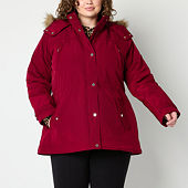 Jcpenney womens plus size coats best sale