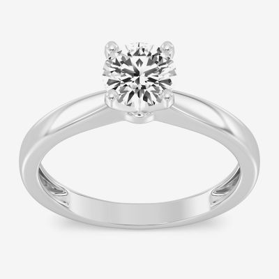 1 CT. Lab-Grown (G / SI2) Diamond Round Solitaire Engagement Ring in 10K or 14K Gold