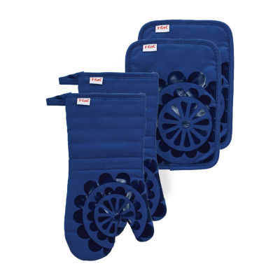 T-Fal Medallion 4-pc. Oven Mitt and Pot Holder Set