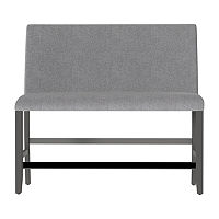 Home Point Bilbao Bench, One Size, Gray