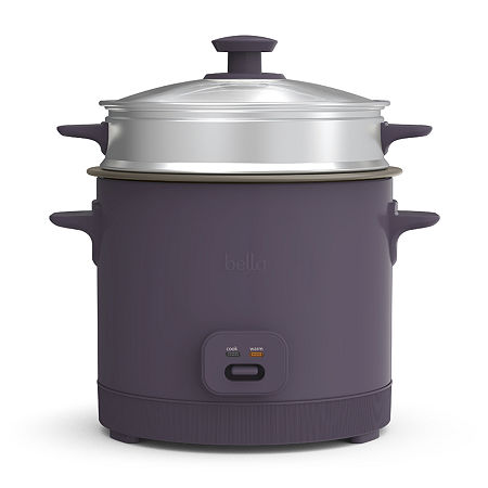 Bella 16-Cup Rice Cooker, Fits-anywhere Kitchenware, One Size, Purple