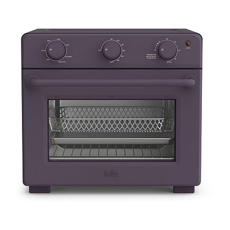 Bella 6-Slice Toaster Oven Air Fryer, Fits-anywhere Kitchenware, One Size, Purple