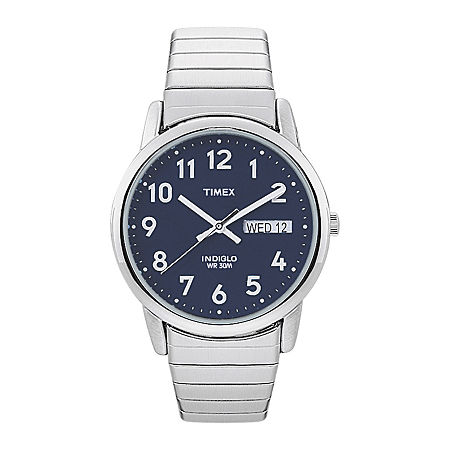 Timex Easy Reader Mens Stainless Steel Expansion Strap Watch T200319J, One Size