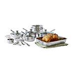 Cooks 21-pc. Stainless Steel Cookware Set