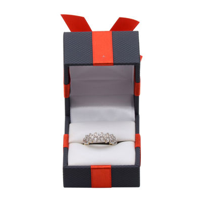 Womens 23.5MM 1 CT. T.W. Natural White Diamond 10K Gold Cluster Band