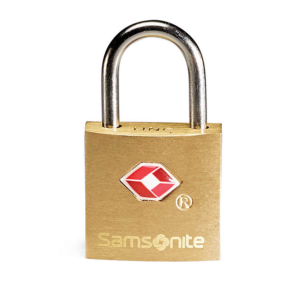 Samsonite 2-pc. Brass Luggage Lock