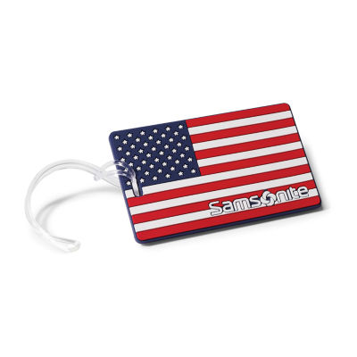 Samsonite Designer American Flag Luggage ID Tag