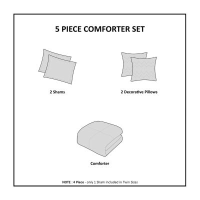 Intelligent Design Serena Animal Print Comforter Set with decorative pillows