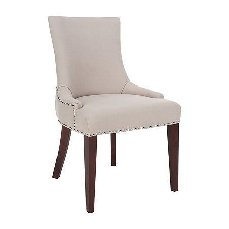 Becca Linen Dining Chair, One Size, Beige