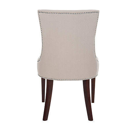 Becca Linen Dining Chair, One Size, Beige