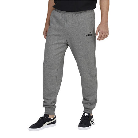 PUMA Mens Mid Rise Cuffed Sweatpant Big and Tall, 4x-large, Gray