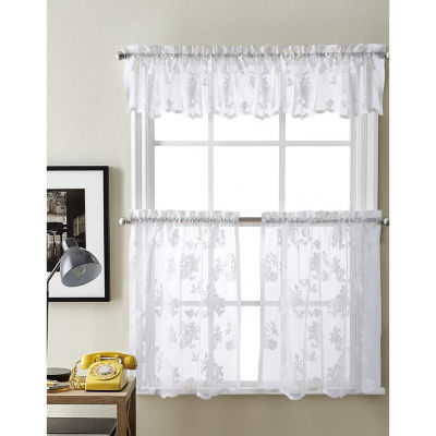 CHF Sibella Lace Rod Pocket Valance