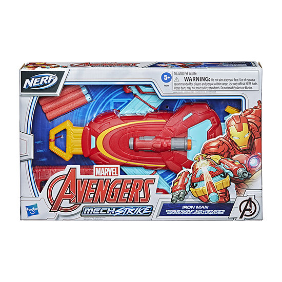 Marvel Avengers Mech Strike Iron Man Strikeshot Gauntlet Toy