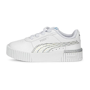PUMA Carina 2.0 Mermaid Toddler Color: Sneakers, Girls JCPenney - White Silver Blue