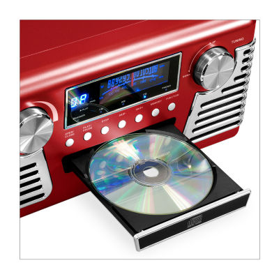 Victrola V50-200 50's Retro Stereo with Turntable, CD Player and Bluetooth