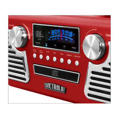 Victrola V50-200 50's Retro Stereo with Turntable, CD Player and Bluetooth