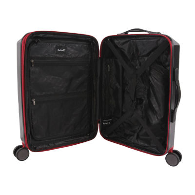 Hurley Swiper 21 Inch Hardside Lightweight Carry-On Spinner Luggage