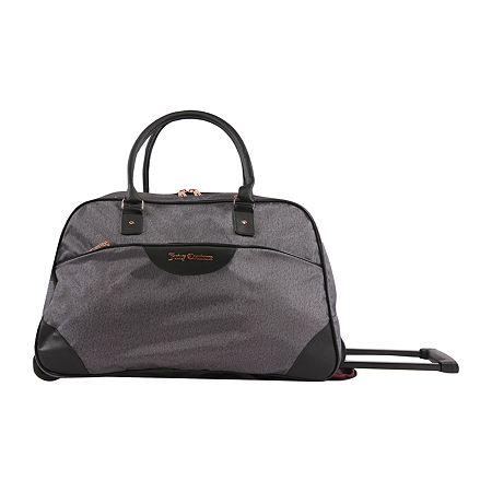 Juicy Couture Libra 22" Rolling Duffel Bag, One Size, Gray