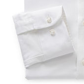 Wrinkle-Resistant White Mens Shirts
