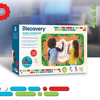 Discovery Kids Dino Doodles Aqua Magic Art Mat Includes Stamps