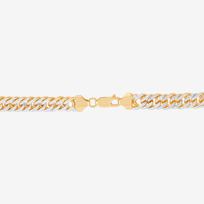 Made in Italy 14K Gold Inch Solid Curb Chain Necklace