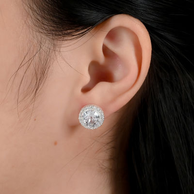 12mm cubic zirconia deals earrings