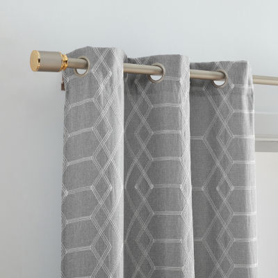 Elrene Home Fashions Kendal Energy Saving Blackout Grommet Top Set of 2 Curtain Panel