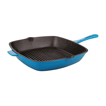 Neo 10Pc Cast Iron Cookware Set, Blue