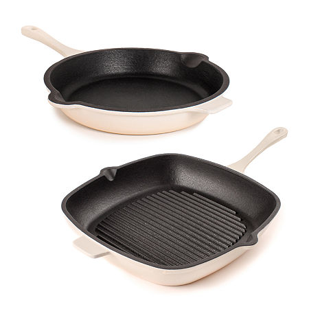 BergHOFF Neo Cast Iron 2-pc. Cookware Set, One Size, Beige