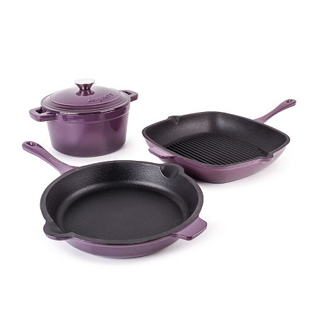 BergHOFF Neo Cast Iron 4-pc. Cookware Set, One Size, Purple