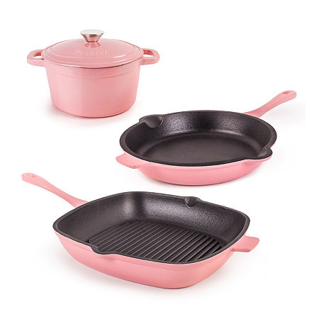 BergHOFF Neo Cast Iron 4-pc. Cookware Set, One Size, Pink