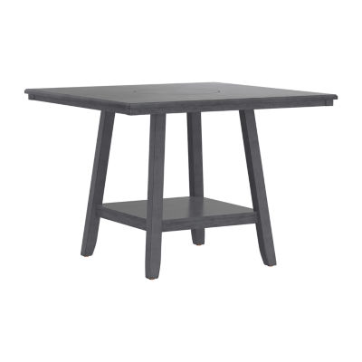 Bilbao Square Wood-Top Dining Table