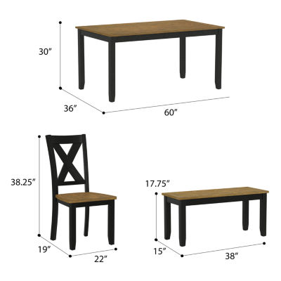 Sofia 6-pc. Rectangular Dining Set