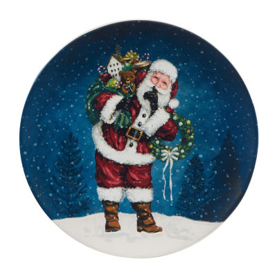 Certified International Santa'S Secret 4-pc. Earthenware Dinner Plate