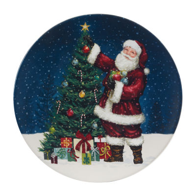 Certified International Santa'S Secret 4-pc. Earthenware Dinner Plate