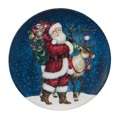 Certified International Santa'S Secret 4-pc. Earthenware Dinner Plate