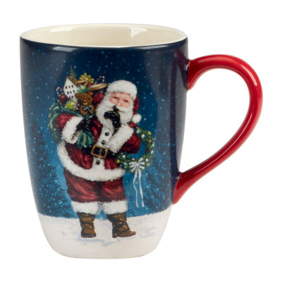 Certified International Santa'S Secret 4-pc. Coffee Mug