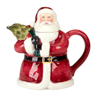 Certified International Santa'S Secret Teapot