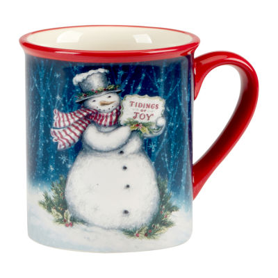 Certified International Snowman Greetings 4-pc. Dishwasher Safe Coffee Mug