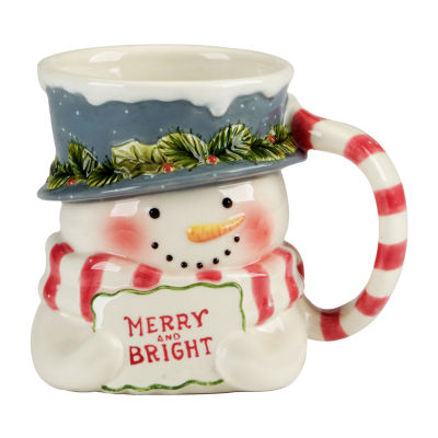 Certified International Snowman Greetings 4-pc. Holiday Coffee Mug