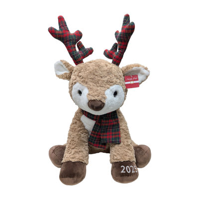 North Pole Trading Co. Holiday Reindeer Stuffed Animal