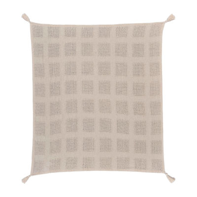 LR Home Brewis Solid Washable Reversible Throw